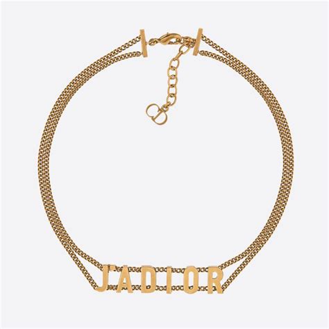 j'adior necklace choker|antique gold finish metal choker.